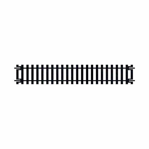 Hornby R600 OO Gauge Straight Track - Extra Track Pieces for Model Railway Sets, Model Train Track Pieces - Scale 1:76