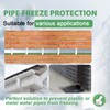 HEATIT Heat Tape for Water Pipe Freeze Protection Self-Regulating Heat