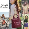 Boletochic Mini Backpack for Women Lightweight Waterproof Leather Backpack Purse