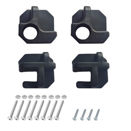 KK magsun Camping Chair Repair Accessories, 2 Pack Upper Back and 2 Pack Upper Front Attachment Connector Replacement, Heavy Duty Repair Part for Folding Bag Sports Camp Chair, Screws Included