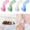 Space Saving Hanger Hooks, 50pcs, Polypropylene, 5KG Max Capacity,Blue Closet