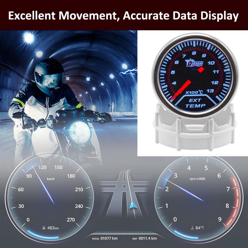ETOPARS Universal Car Exhaust Gas Temperature Display 2 Inch 52