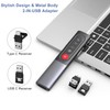 MOXYOY Presentation Clickers, Clicker for Powerpoint, Wireless Rechargerable Presenter Remote,