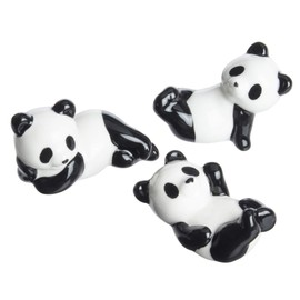 Sun Art SAN2564 “Rabbits” Chopsticks Holders, Set of 3, White