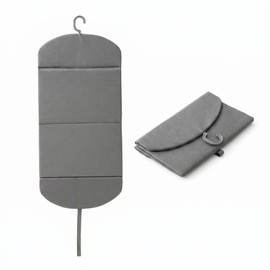 Foldable Hanging Ironing Board with Hook, 36x16 in, Gray
