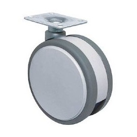 TOKAI Plate 双輪 Casters 100 Diameter Free F100