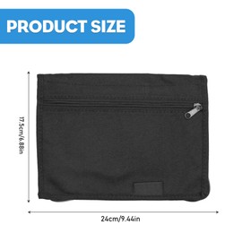 JRYGAC Vehicle Folder, Multiple Pockets, Board Folder, Car, Vehicle Document Folder with Multiple Compartments, Vehicle Folder Document Folder, A5, Portable Travel Folder, for Cards, Car Accessories,