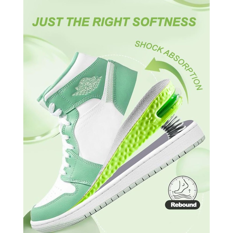 Increased Insole for Men and Women, Height Elastic Soft Breathable