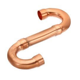 PATIKIL 5/8 Inch ID S-Trap Copper Pipe Fittings, Welding Solder Sweat Connection Oil Return Bend for HVAC Refrigeration Plumbing Supply
