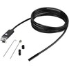 Parishop Waterproof USB Endoscope Endoscope with LED Light Fiberscope Snake