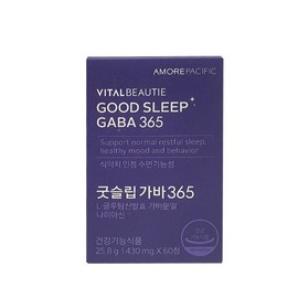 Vital Beauty Good Sleep GABA 365 430mg x 60 tablets / 바이탈뷰티 굿슬립 가바365 430mg x 60정