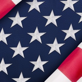 American Flag 3x5 Outdoor,3x5 American Flag,Durable USA Flag Outdoor Outside,US Flags High Wind with Embroidered Stars, Sewn Stripes, Brass Grommets.