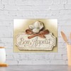 BON APPETIT METAL TIN WALL PLAQUE SIGN NOVELTY GIFT KITCHEN