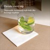 200 Linen-Feel Beverage Napkins - Disposable Cocktail Napkins, Made In