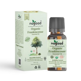 Organic Frankincense Essential Oil 10ml – 100% Pure Premium Grade for Face, Skin, Hair & Relaxation, Aromatherapy, Diffuser, Boswellia Carterii Oil – Therapeutic Frankincense Oil