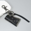 Rockyu Keychain, Men's, Genuine Leather, Stylish, For Outdoors, Convenient, With
