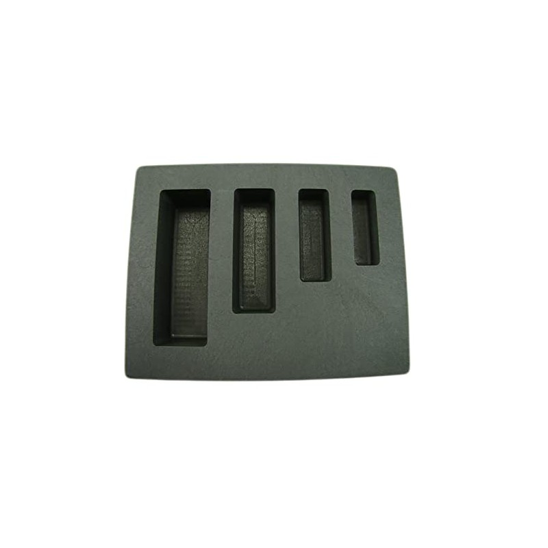 1-2-5-10 oz KitKat Gold Bar High Density Graphite Mold -