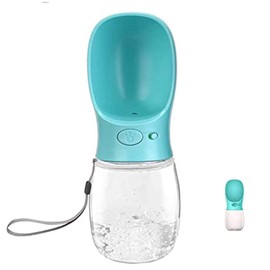 DOG N PET Dog Water Bottle, Leak Proof, Light weight, portable Dog Water Dispenser, Perfect for Travel, Outdoor Walking, Hiking and Camping, Essentail Pet Walking Accessories (350ml/12oz, Blue)