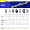 AutoShack Front Vented Drilled & Slotted E-Coated Brake Rotors +
