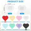 uxcell 4 Pcs Heart Pen Loop Holder for Notebook, Self