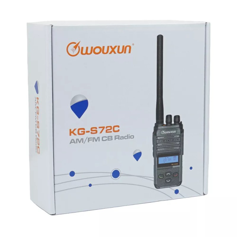 Wouxun KG-S72C Portable Handheld AM/FM CB Radio