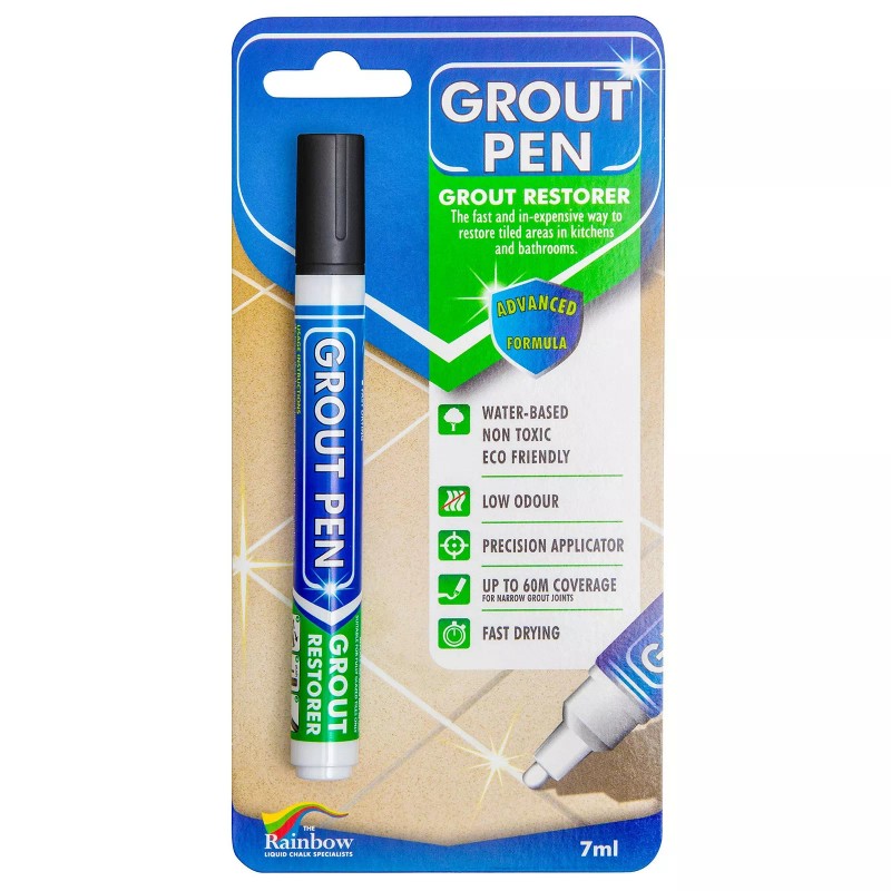 Grout Pen Black Tile Paint Marker: Waterproof Tile Grout Colorant