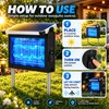Solar Bug Zapper for Outdoor Use – 4500V Waterproof Mosquito