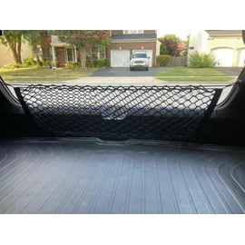 EACCESSORIES EA Rear Trunk Organizer Cargo Net for KIA Optima 2016-2020 – Envelope Style Cargo Net for Sedan - Premium Mesh Car Trunk Organizer Vehicle Carrier Storage - Compatible with KIA Optima