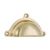 Infinity Decor Cottage Semi Circle Solid Brass Cup Pull Handle