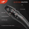 A-Premium Multifunction Turn Signal Switch, Push Button, Manual, Black, Compatible