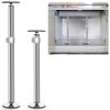 Kingrol 2-Pack Stainless Steel Undermount Sink Brackets, 17.7"-29.5" Adjustable Sink