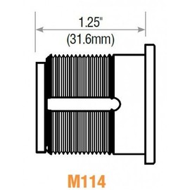 GMS M114 Replacement Mortise Cylinder for Schlage C Locks