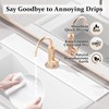 CXGMYLZZ Faucet Mat for Kitchen Sink-23.6" Long DiatomiteFast Drying Stone