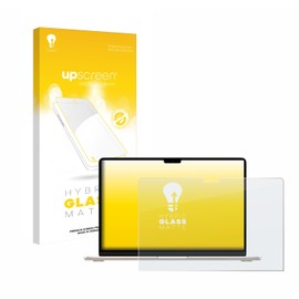 upscreen Anti-Glare Protective Glass for Apple MacBook Air 15 Inch M3 2024 / M2 2022 Protective Film Matte Glass Film [Matte, 9H Armoured Protection]