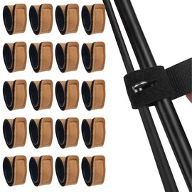 KKLM 20-Piece Fishing Rod Belt, Fishing Rod Band, Fishing Fixing, Rod Band, Protection Belt, Tie Band, Fishing Tackle Accessory, Rod Holder, Fall Prevention, Velcro Type, For Fishing Rod, Storage,