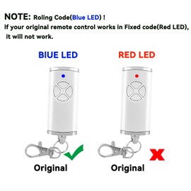 868MHZ for Hörmann HSE 4 BS Garage Remote Fob 4 Button for Hormann Gate Remote Hormann Garage Door Remote 4511561 White