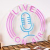 LISIGNVE Live On Air Neon Sign Led Neon Signs Wall