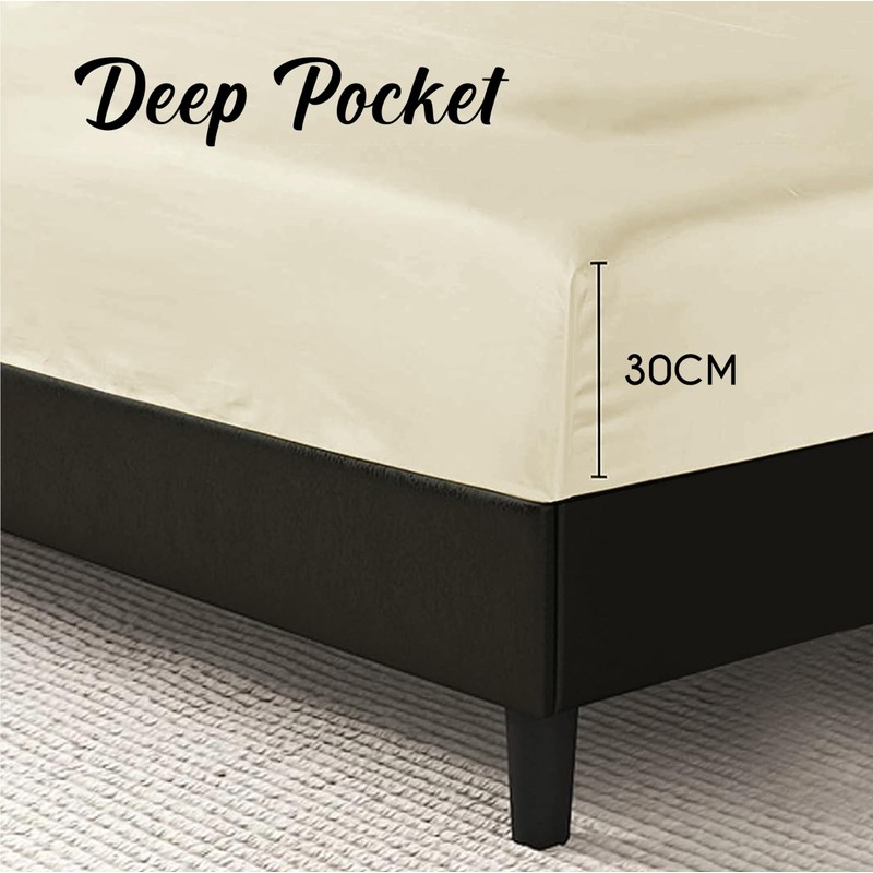 funky gadgets 100% Egyptian Cotton king size fitted sheets Extra