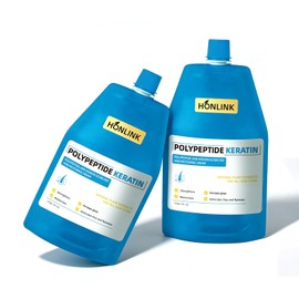 Pack de 2 Mascarillas Capilares con Keratina y Péptidos, Tratamiento Reparador Intensivo para Cabello Seco, Dañado y Teñido, Hidratación Profunda, Control de Frizz con Aceite de Argán y Aminoácidos – HONLINK
