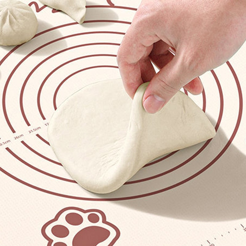 Pastry Mat Prevent Slip Odorless Thickened Silicone Dough Rolling Mat