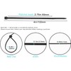 1000 Pack 4 inch KOOWIN Nylon Plastic Cable Zip Ties