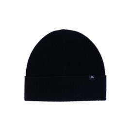 DANISH ENDURANCE 100% Cashmere Beanie, Exceptionally Warm, Luxuriously Soft, Stretchy, Premium Comfort, Unisex, for Men & Women, Black, One Size