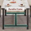 GarveeHome Extendable Dining Table Set for 4-6, Rectangle Large Extendable