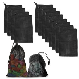 LDHHYH 15 Pack Mesh Bag, 20cm x 30cm Mesh Laundry Bags for Washing Machine, Laundry Mesh Wash Bags Mesh Stuff Sack Nylon Storage Bag for Sport, Camping, Swimming, Travel, Training, Beach, Gym, etc