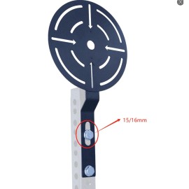 Commercial Power Rack Wall Ball Target - Durable, Multi-Functional Workout Solutions for GymsColor: Black, Size: For 18mm rack