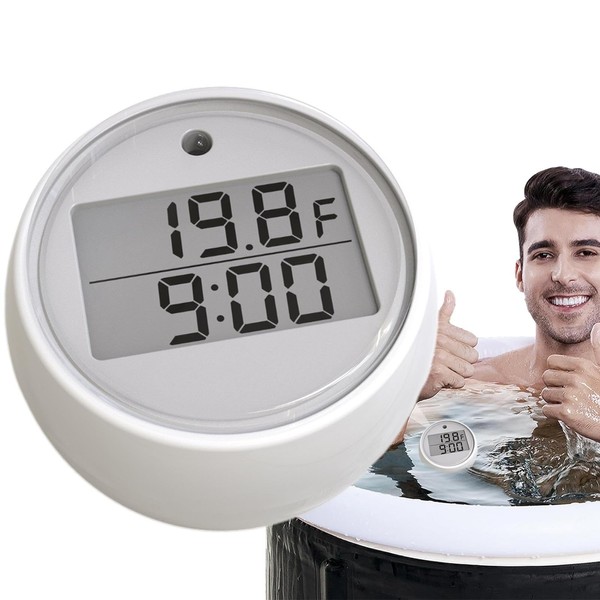 Ice Bath Thermometers - Cold Plunge Thermometer and Timer, Waterproof