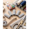 10 Pack Leather Finger Cots, Soft Suede Non-Slip Finger Protectors