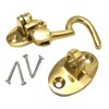 Brass Cabin Hook 2 Inch Brass Cabin Hook & Eye