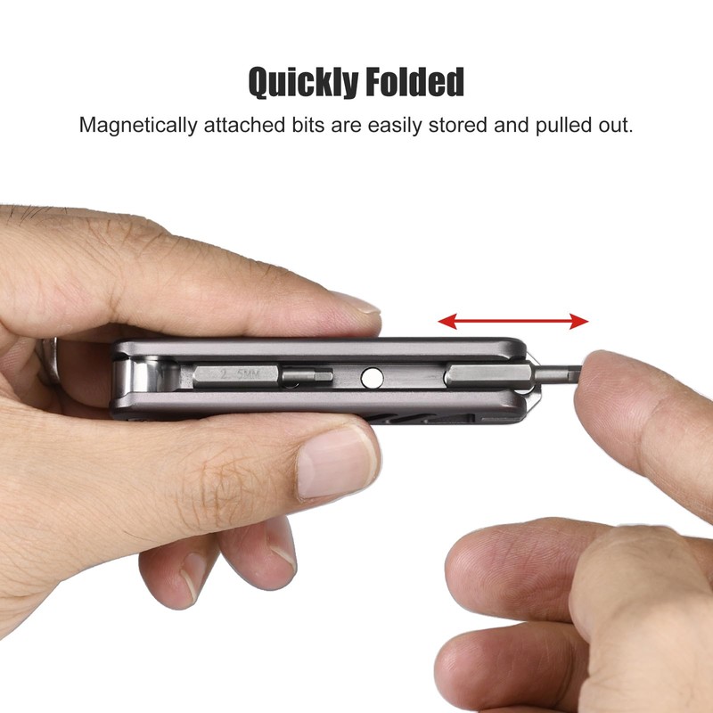 SUNWAYFOTO DW-02+ Folding Tool Set with Hex Key Wrenches Stainless