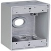 Red Dot IH4-2-LM Device Outlet Box, 1 Gang, 4 Hub,